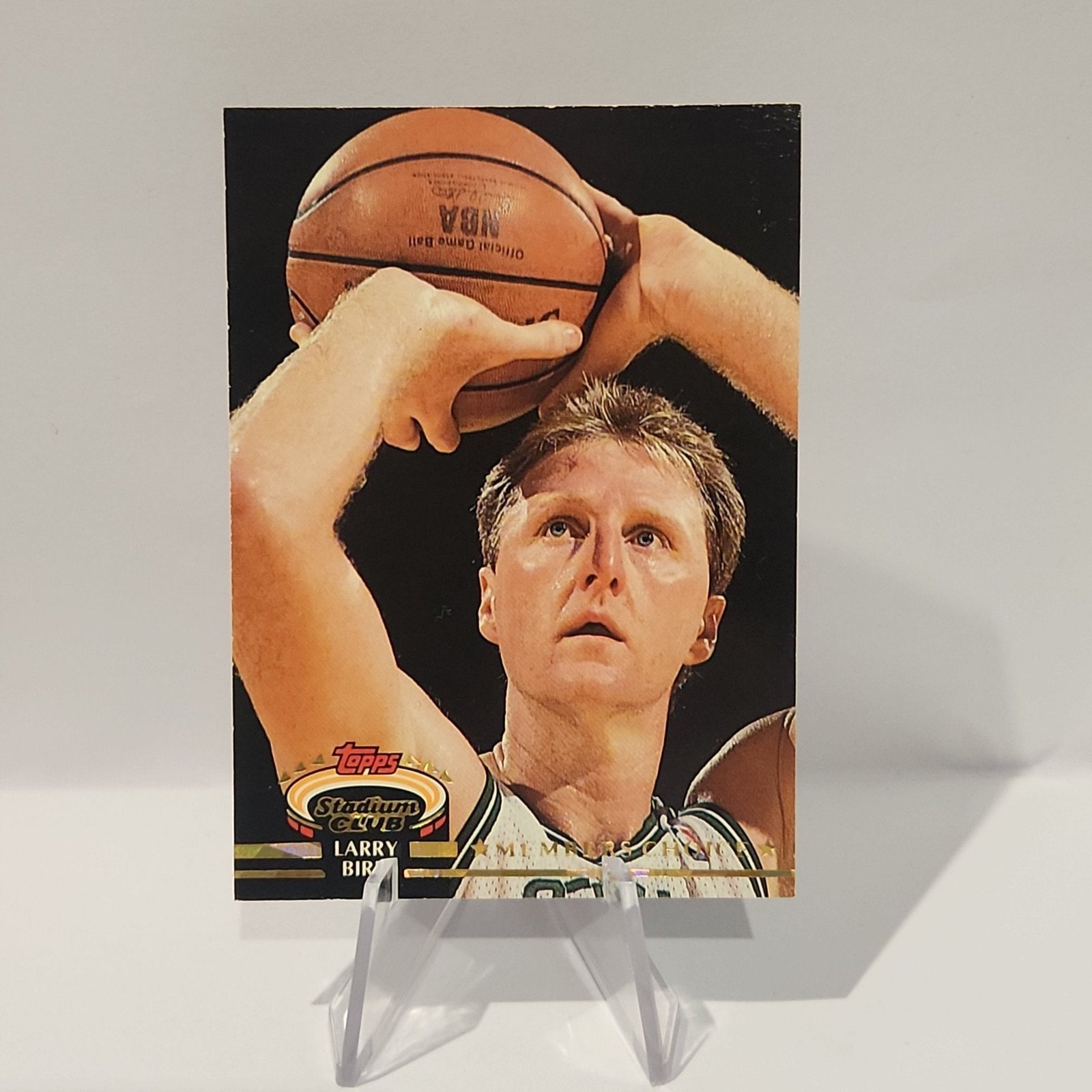 Larry Bird 1992/93 Topps Stadium Club Members Choice #194