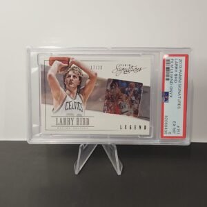 Larry Bird 2013/14 Panini Signatures Film Legend - Onyx **PSA EX-MT 6** **17/20**