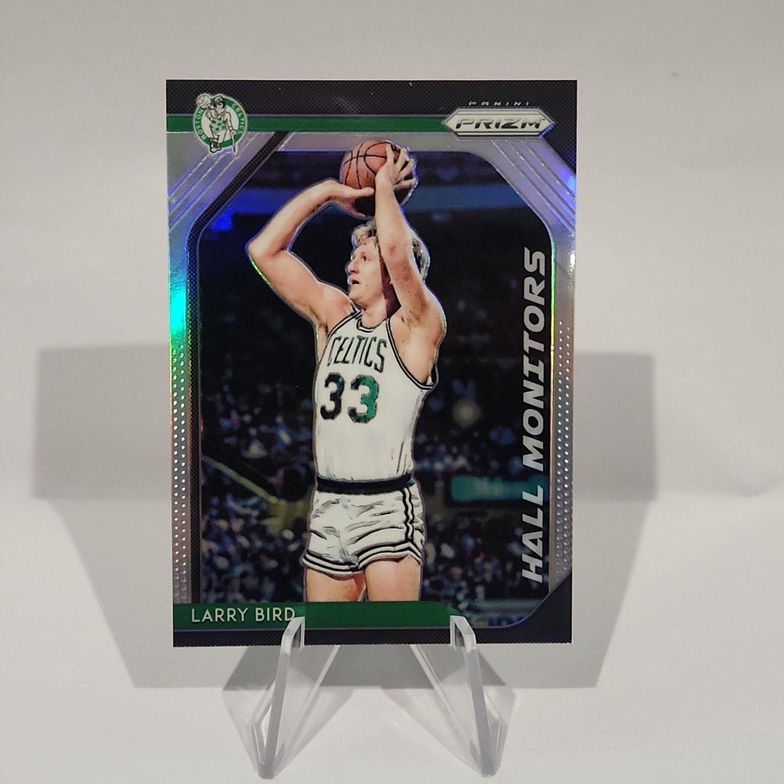 Larry Bird 2018/19 Prizm Hall Monitors Silver Prizm #3
