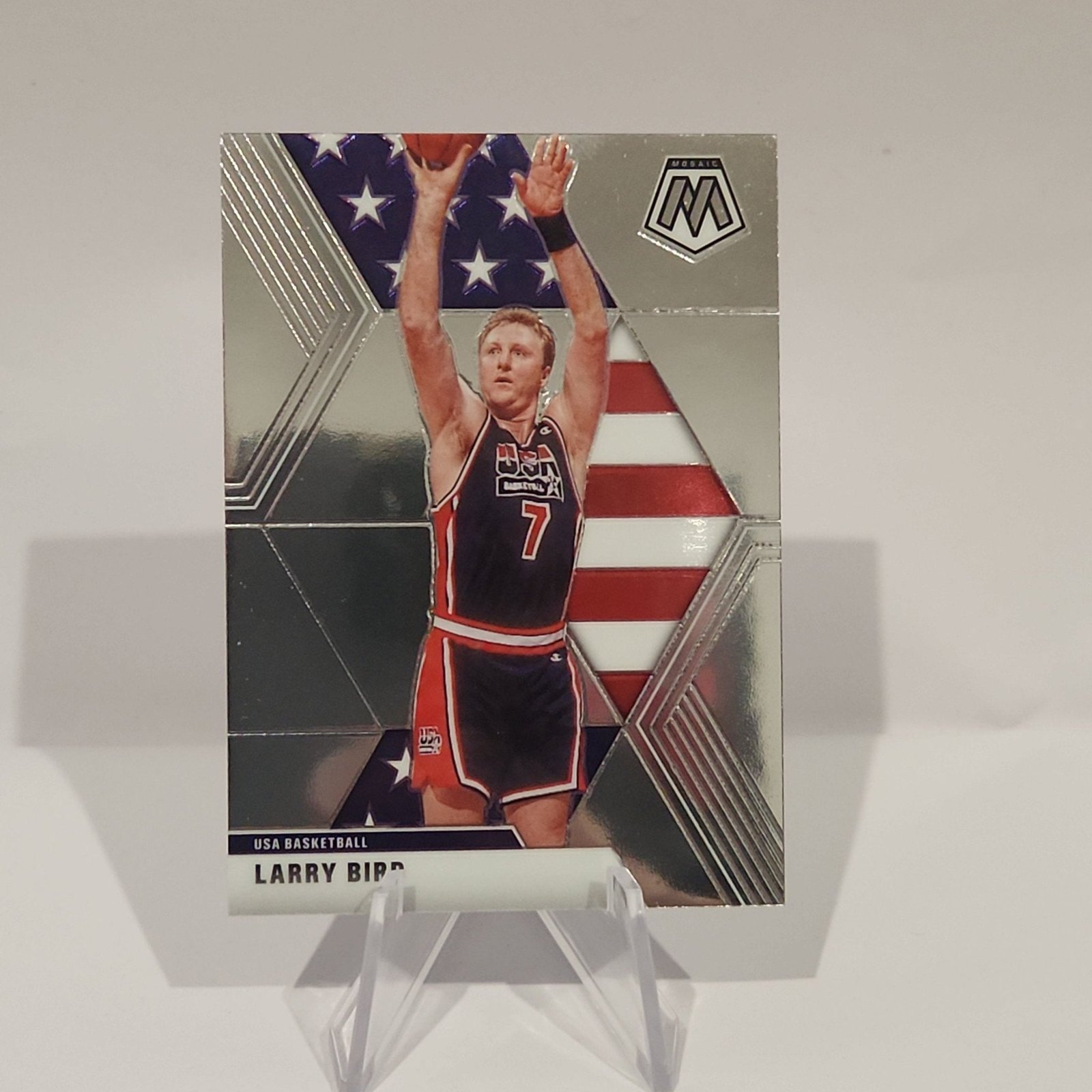 Larry Bird 2019/20 Mosaic Team USA #254