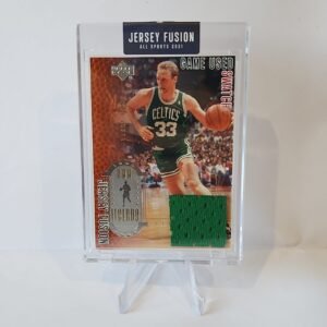 Larry Bird Upper 1989/90 Upper Deck Jersey Fusion **GAME USED** Swatch