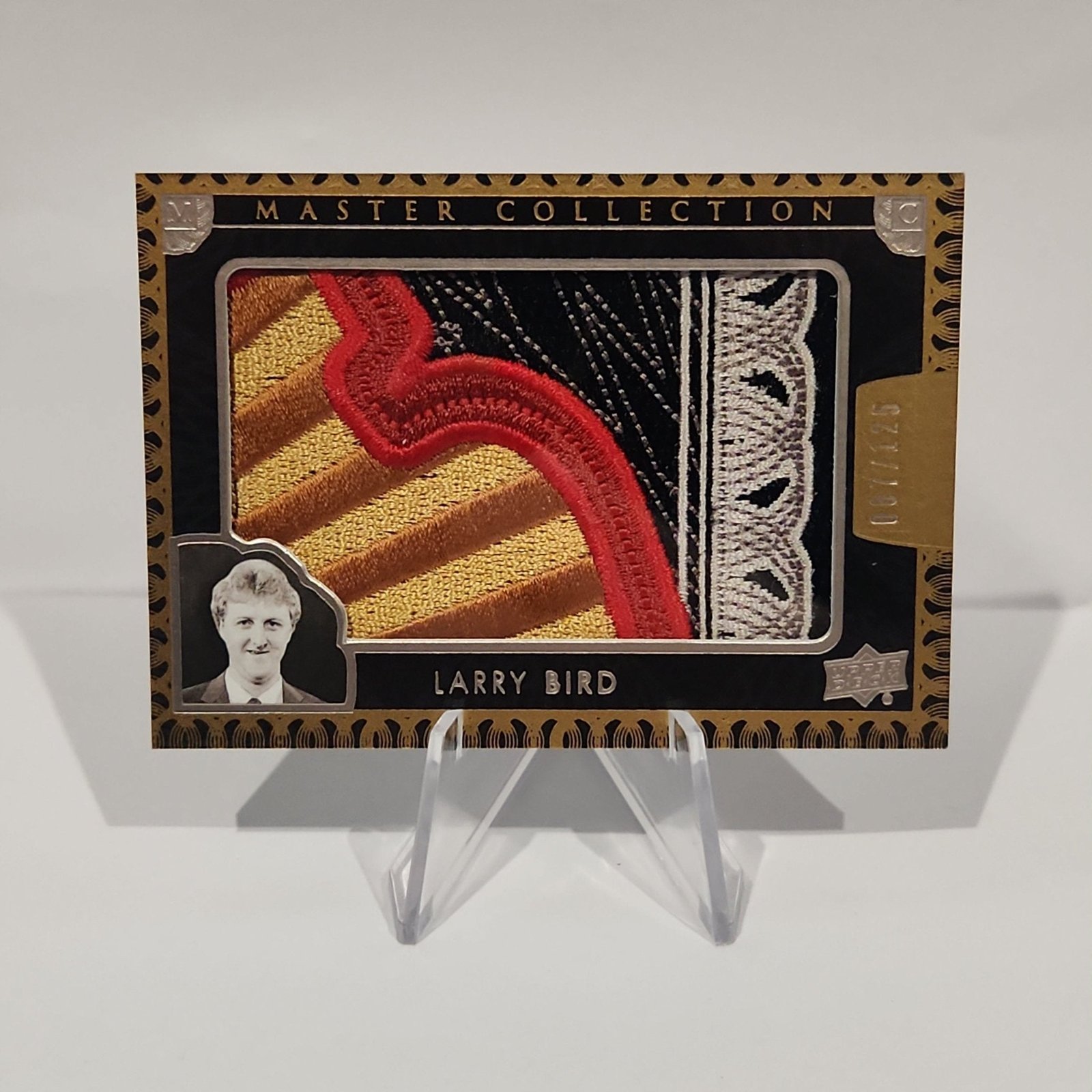 Larry Bird Upper Deck Master Collection Patch #LC-10 **007/125**