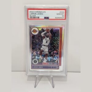 Lebron James 2022/23 - Chronicles Silver Prism #593 **PSA GEM MINT 10** POP 4