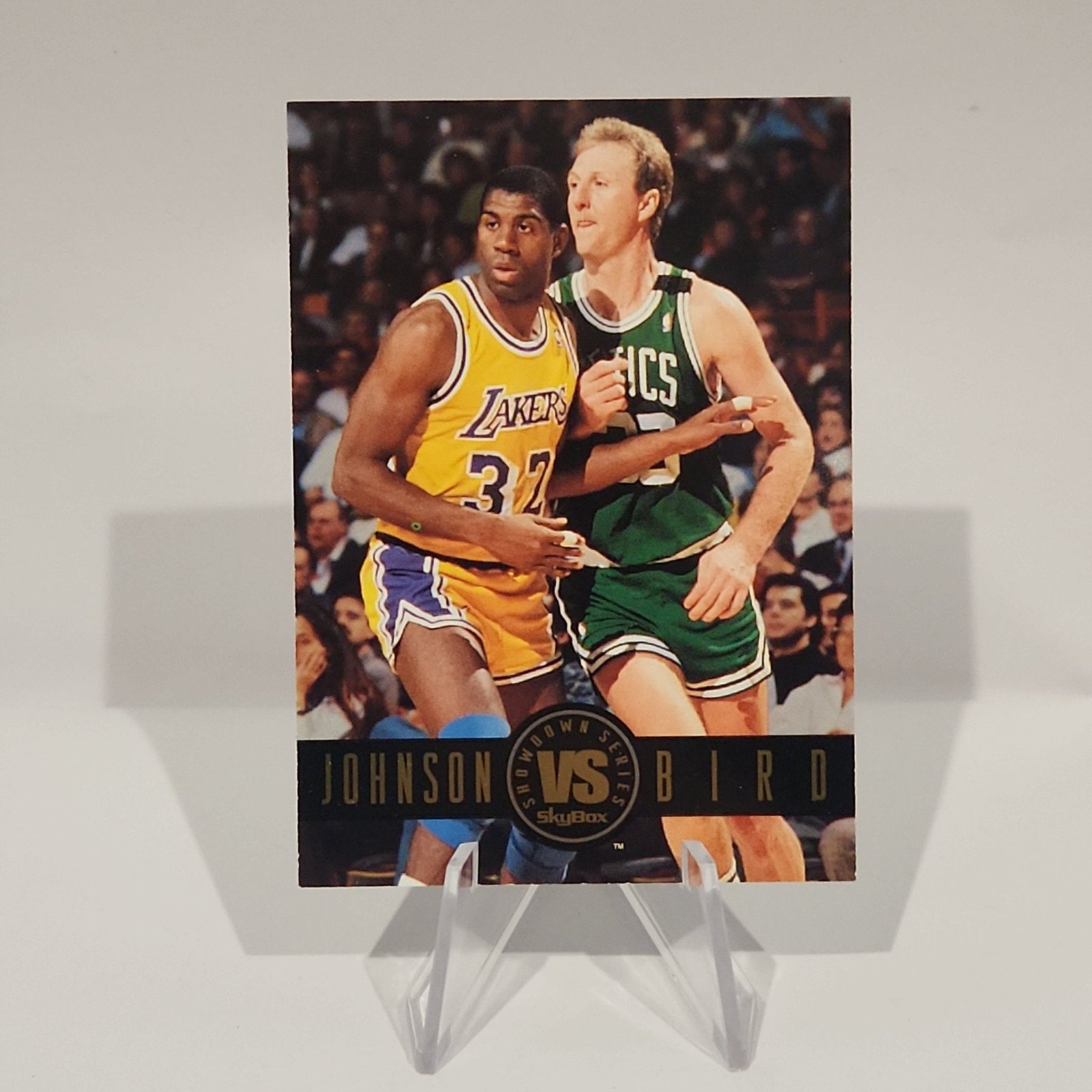 Magic Johnson / Larry Bird 1994/95 Skybox Showdown Series #SS12
