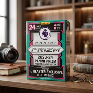 2023-24 Panini Prizm EPL Blaster [Blue Mosaic Fanatics] **FACTORY SEALED**