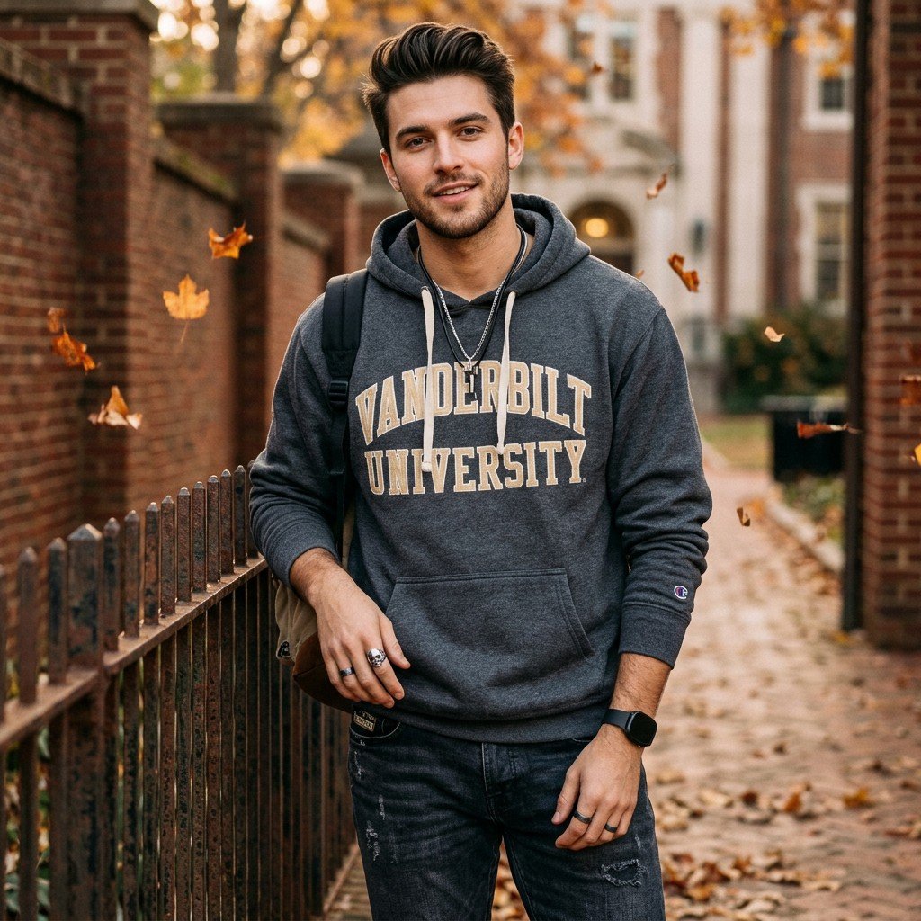 Vintage Vanderbilt University Official Hoodie (LARGE) **PERFECT CONDITION**