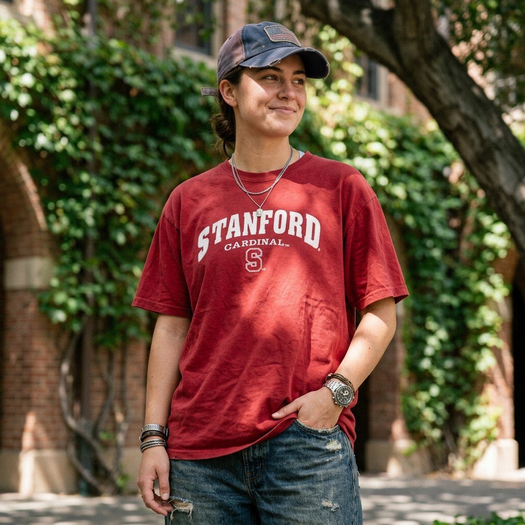 Vintage STANFORD Cardinal T-Shirt **A++ Condition, Ready to Ship** LARGE