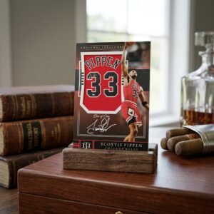 Scottie Pippen Chicago Bulls Signed Jersey - National Treasures Framed **FANATICS AUTHENTICATED**