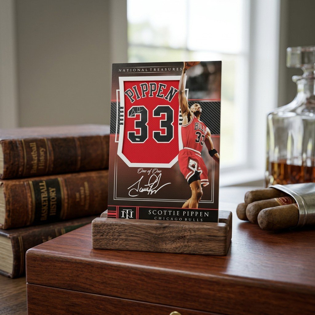 Scottie Pippen Chicago Bulls Signed Jersey - National Treasures Framed **FANATICS AUTHENTICATED**