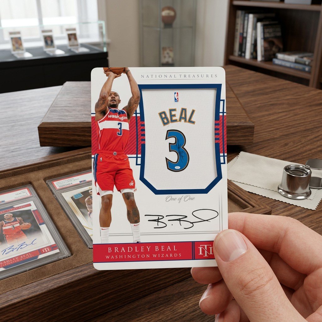 Bradley Beal Washington Wizards Signed Jersey - National Treasures Framed **JSA AUTHENTICATED**