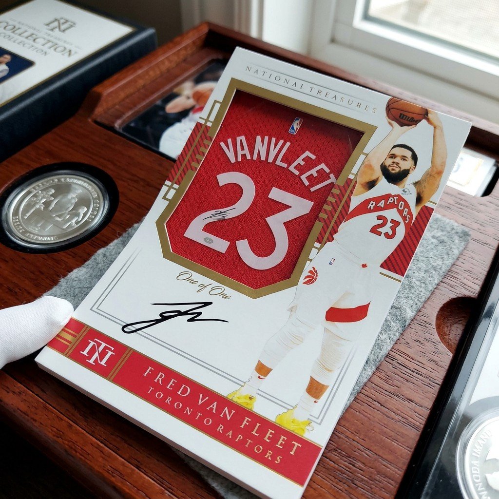Fred VanVleet Toronto Raptors Signed Jersey - National Treasures Framed **JSA AUTHENTICATED**