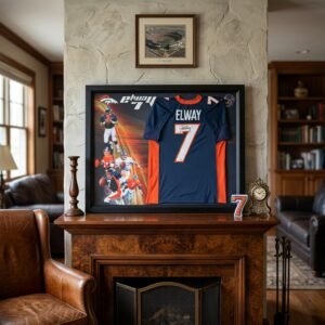 John Elway Denver Broncos Signed & Framed Jersey **JSA AUTHENTICATED**