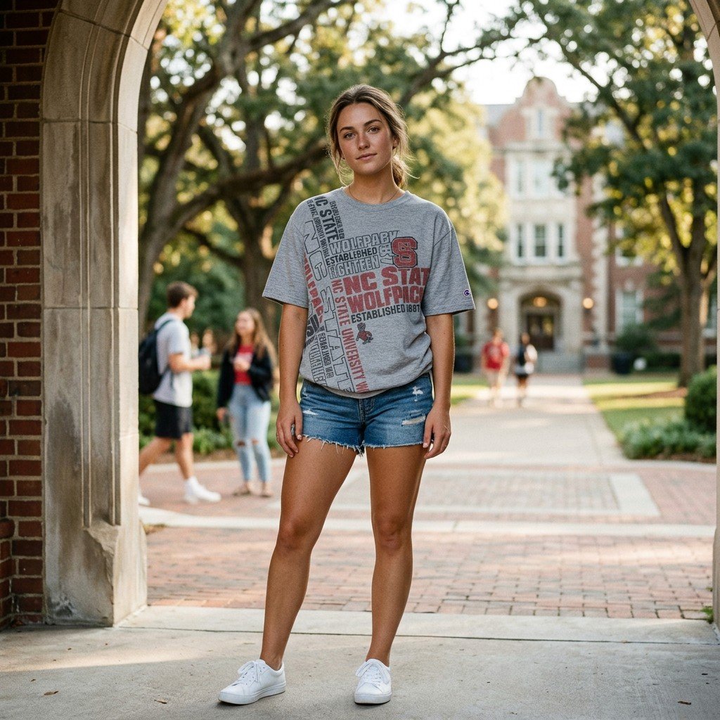 Vintage NC State Wolfpack College T-Shirt **A++ Condition, Ready to Ship**