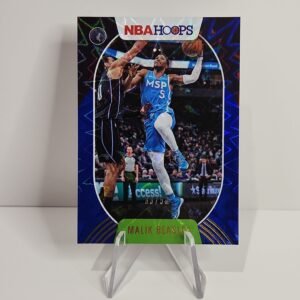 Malik Beasley 2020/21 Hoops Blue Explosion #14 **33/59**