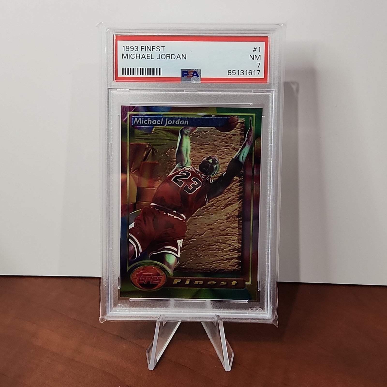 Michael Jordan 1993/94 Topps Finest #1 **PSA NM 7**