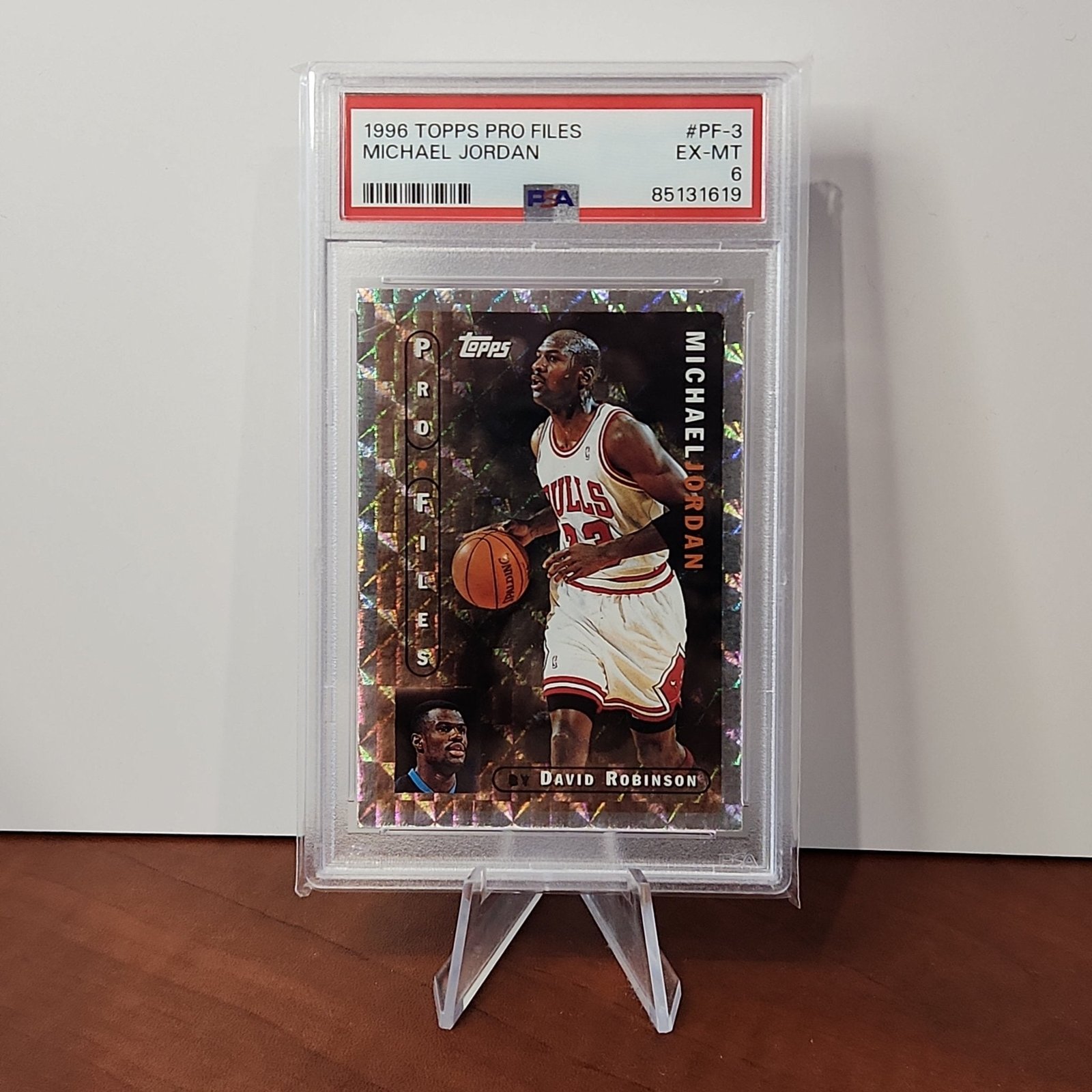Michael Jordan 1996/97 Topps Pro Series #PF-3 - **PSA EX-MT 6**