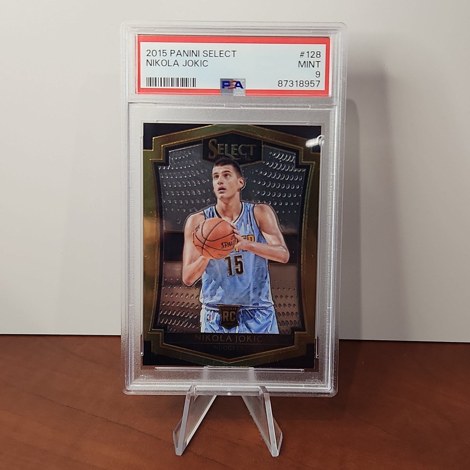 Nikola Jokic 2015/16 Select Rookie Card #128 **PSA MINT 9**